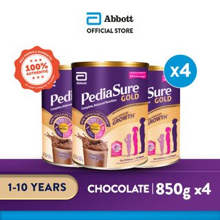 [Bundle of 4] PediaSure® Gold with PeptiGroᵀᴹ - Premium Chocolate, 850g