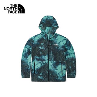 The North Face Men Print Lightweight UPF Wind Jacket - AP TNF Wasabi Ice Dye Print