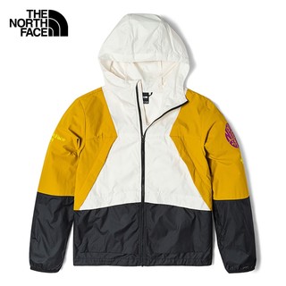 The North Face Women Trailwear Wind Whistle Jacket - AP TNF Arrowood Yellow / TNF Gardenia White / TNF Black