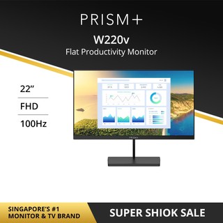 PRISM+ W220v | 21.5“ 100Hz Productivity Monitor Gaming Monitor [1920 x 1080]