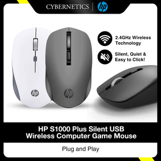 [Ready Stock] HP | VENTION S1000 Plus Silent USB Wireless Computer Game Mouse