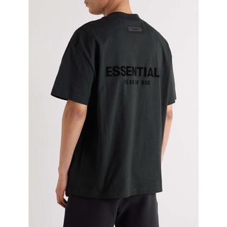 [100% Authentic] Fear of God ESSENTIALS SS22 Flocked Logo Short Sleeve Tee